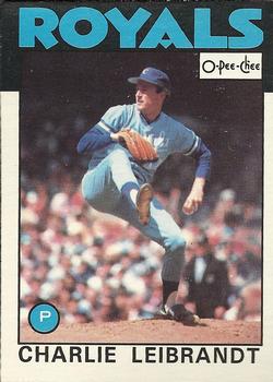 1986 O-Pee-Chee Baseball Cards 077      Charlie Leibrandt